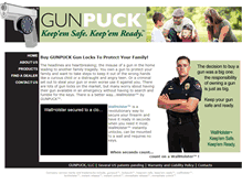 Tablet Screenshot of gunpuck.com